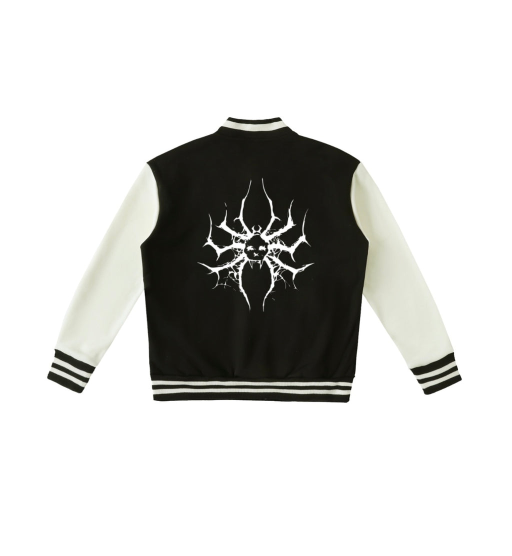 Spider Fleeced Varsity Jacket