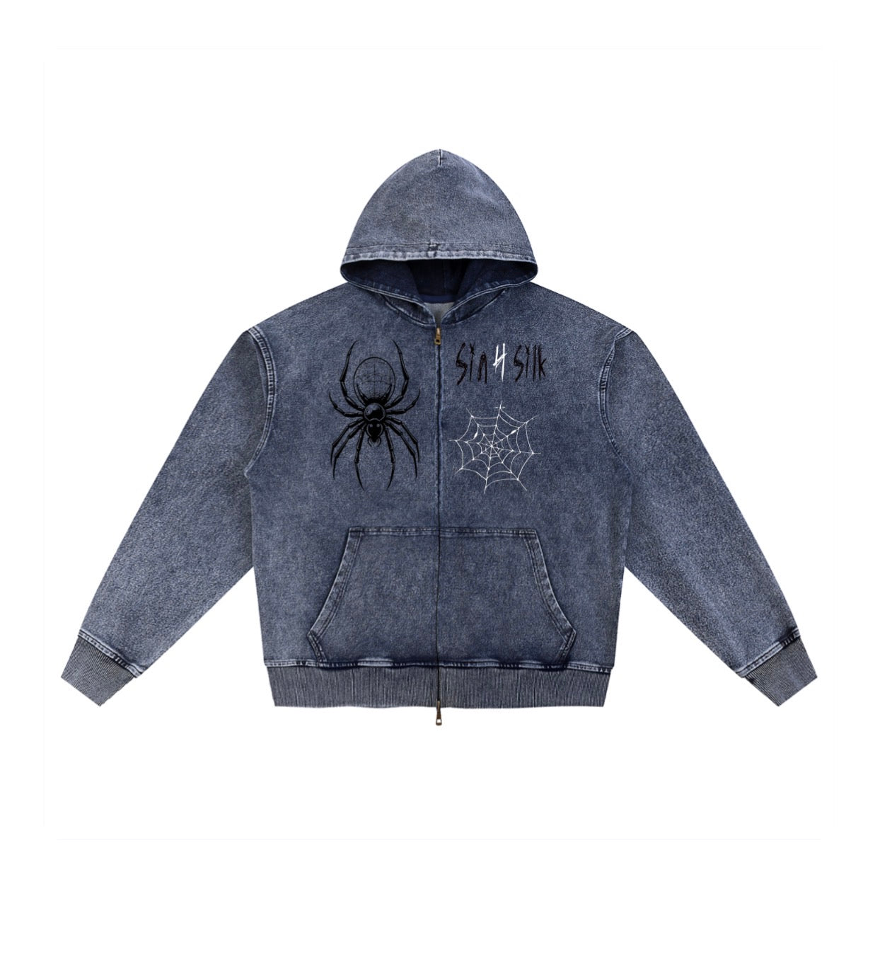 Heaven+Hell Zip-Up Sweater