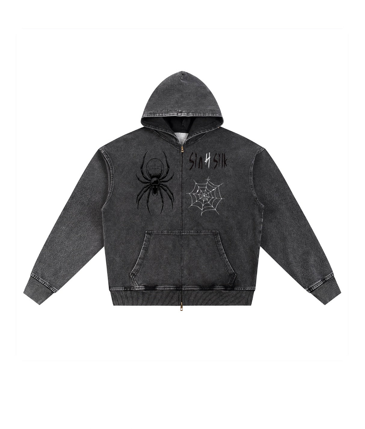 Heaven+Hell Zip-Up Sweater